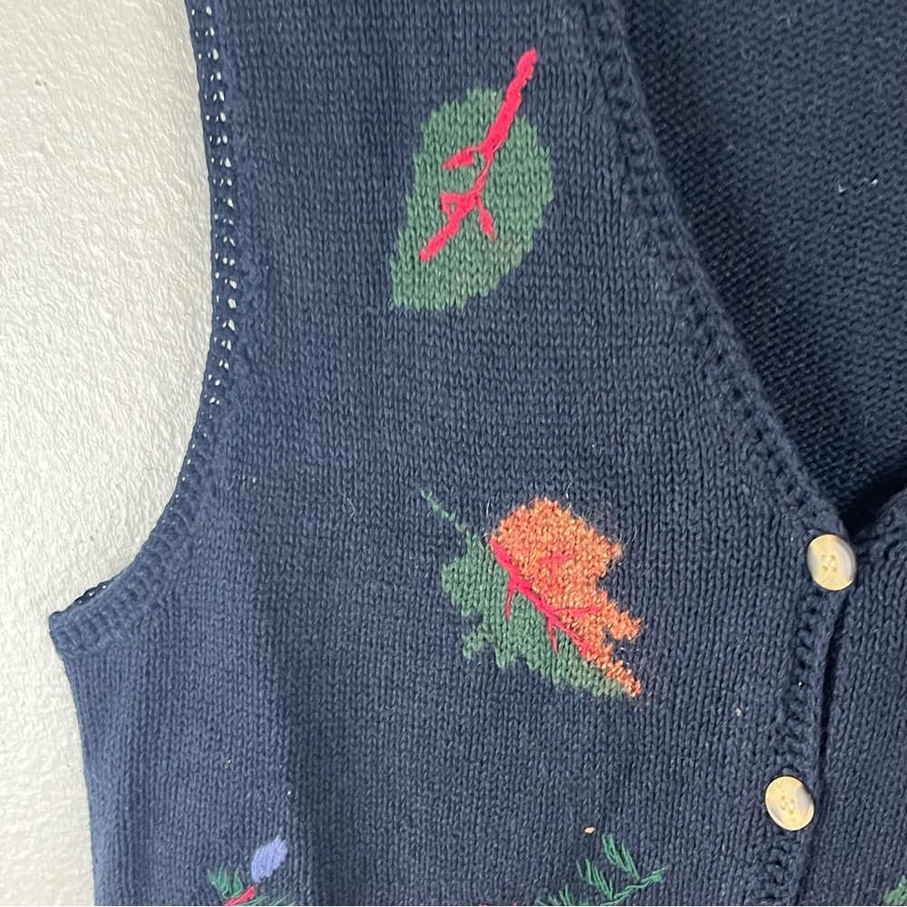 CAPACITY Vintage Fall Inspired V-Neck Button Cardigan Rustic Cabincore, Size XL - Picture 5 of 10